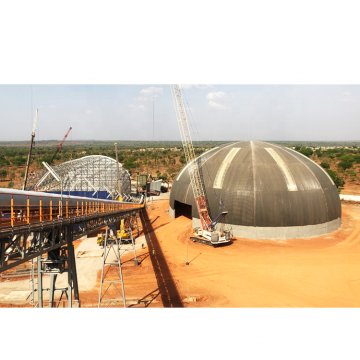 Undertake Project of The Burkina Faso Space Frame Dome Clinker Storage Additive storage